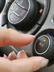 Air conditioning system for cars and air conditioning spare parts