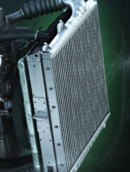 Système de refroidissement moteur et radiateur de camion