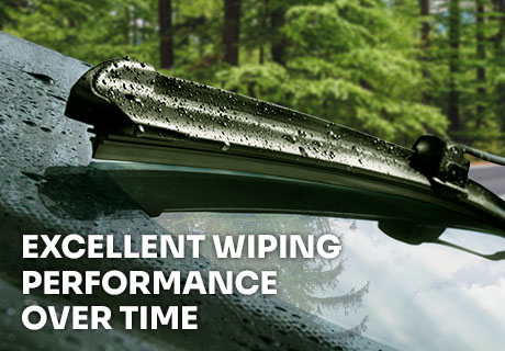 Excellent Wiping Performance over time
